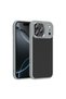 iPhone 17 Pro Compatible Case Magsafe Supported Carbon Fiber Truva Silicone Cover - Gray - T39880