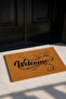 Velür Coco Textured Welcome Doormat for Front Door Outdoor 45X70Cm 27Ycm260122