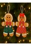 Cookie Man Ornament Set of 2 15cm – Christmas New Year Tree and Party Decoration |   Christmas Ornaments - 3