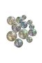 Ert-top-105 crystal transparent cake topper balls 12 pieces - 2