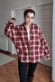Cotton Plaid Lumberjack Shirt Oversized - 4
