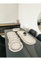 Jute, American Dinnerware Set, 6 Plates, 1 Bread Basket, 1 Runner, Plate Mat, Runner, Plate Set, Lux Presentation - 4