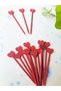 February 14 Valentine's Day Romantic Table Decoration Set Heart Cupcake Picks-Birthday Heart Cake Decoration - 9
