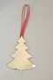 3Pcs Christmas New Year Ornament, Colorful Felt, Embroidered Pine Tree and Gold Plexi Set 5 - 5