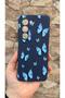 Samsung Galaxy A17 Compatible Blue Butterfly Patterned Silicone Shock-Absorbing Classic Protective Rubber Case - 2