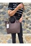 Women's New Season Soft Leather Stylish Handbag - 4