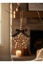 Decorative Wooden Beaded Star Coffee Corner, Bohemian Decor, Christmas Ornament, Door Ornament 1Pc