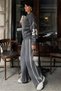 Zippered Sports Jacket Tracksuit Knitwear Women's Set - 3