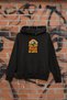 All You Need Is Love Printed Cotton Long Sleeve Fleece-Lined 3 Yarn Hooded Sweatshirt
