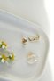 Star Figured Hoop Earrings – Antiallergic Children's Earrings with Gold and Silver Color Options - 5
