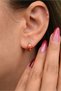 Red Ladybug Hoop Earrings – Antiallergic Durable Earrings for Children and Adults - 7