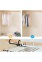 5-Piece Organizer Pants Hanger – Foldable Tie, Skirt, Shawl, Dress Hanger - 5