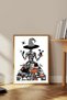 One Piece Wooden Framed Living Room Hall Kitchen Painting Tk2052 - 2