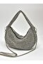 Ronna Model Luxury Stone Diamond Black Evening Dress Clutch Chain Strap Handheld Wedding Engagement Evening Bag