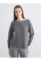 Rmz Gi̇yi̇m Farkiyla Wide Roba Collar Loose Fit Women's Knitwear Sweater