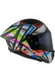 THUNDER KARBON GP AERO FLASH SİYAH KASK - 6