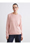 Crew Neck Self-Patterned Women's Knitwear Sweater