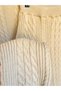 Brown Lady Sarmal Stripe Detailed Real Shirt 3-Piece Knitwear Girl's Set - 7