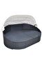 Outdoor Lounge Bed with Canopy Poly Rattan Black - 2