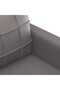 3-Seater Sofa Grey 180 cm Faux Leather - 5