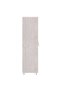 Wardrobe HAMAR White 89x50x180 cm Solid Wood Pine - 4