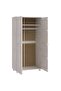 Wardrobe HAMAR White 89x50x180 cm Solid Wood Pine - 2