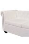 Chesterfield Corner Sofa 5-Seater Artificial Leather White - 4