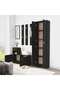 Hallway Wardrobe Black 55x25x189 cm Engineered Wood - 2