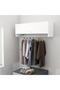 Wardrobe White 100x32.5x35 cm Engineered Wood