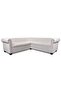 Chesterfield Corner Sofa 5-Seater Artificial Leather White - 2