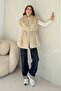 Belted Fur Vest 32-3705 - 2