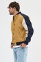 Men's color block jacket - celos yellow - 3