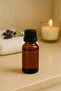 10ml Amber Glass Serum Bottle + Black Inner Dropper Cap - 5