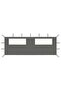 Gazebo Sidewall with Windows 6x2 m Anthracite