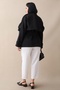 Kolu Epaulettes Black Short Coat - 4