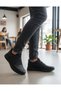 Shoes 545 Black Men's Genuine Leather Anatomical Daily Light Weight Oiled Leather Orthopedic Shoes - 2
