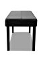 Black High Quality Artificial Leather Bench - 2