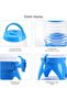 3.5L Drink Dispenser Lemonade Juice Beverage Dispenser Foldable Water Dispenser with Tap (orange) - 7