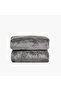 طقم سرير مخملي مطرز باللون الرمادي - 5