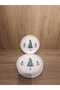 New Year Cake Plate 20 cm 6 Pieces Pine Tree / New Year / New Year's Eve Themed - 2