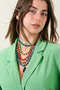 Turqua Havlit and Turquoise Agate Ended Necklace - 6
