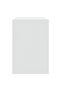 3 Piece Dining Set White Engineered Wood - 6