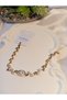 Rose Color Zircon Stone Flower Detailed Vip Bracelet - 2