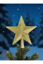 Christmas Tree Top Star Gold Glitter Luxury Large Size 25 cm New Year Tree Star Hpy26024 - 6
