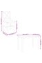 5 Piece Dining Set White - 3
