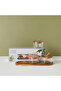Round 3-Piece Glass Jar Set with Wooden Tray - 2