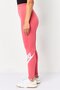 Women Tight Fit Brand Logo Training Leggings, Dark Pink - 3