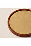 Embossed Wooden Cake Stand with Glass Dome - 16x16x9 cms - 4