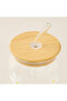 Daisy Print 2-Piece Glass Tumbler with Straw Set - 4