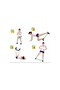 Aerobic Band Set of 3 – Pilates & Fitness Resistance Bands - 3